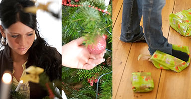 Helena Crushes Her Christmas Presents With Her Feet